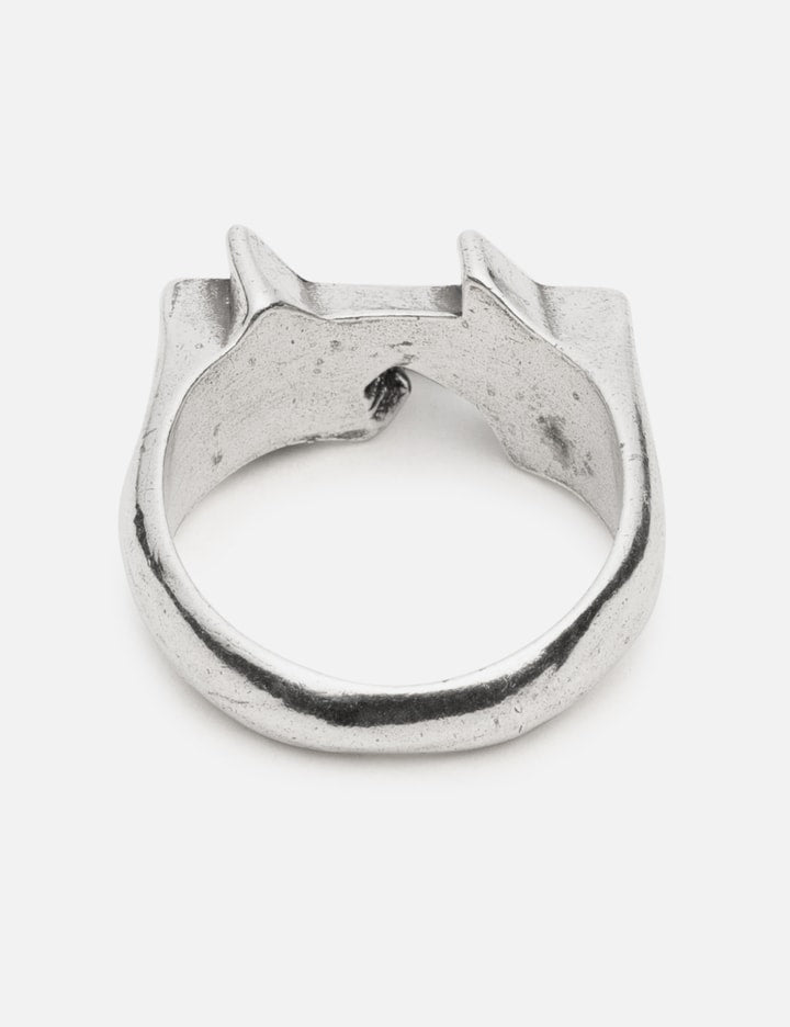 Icon Black Enameled Single Ring