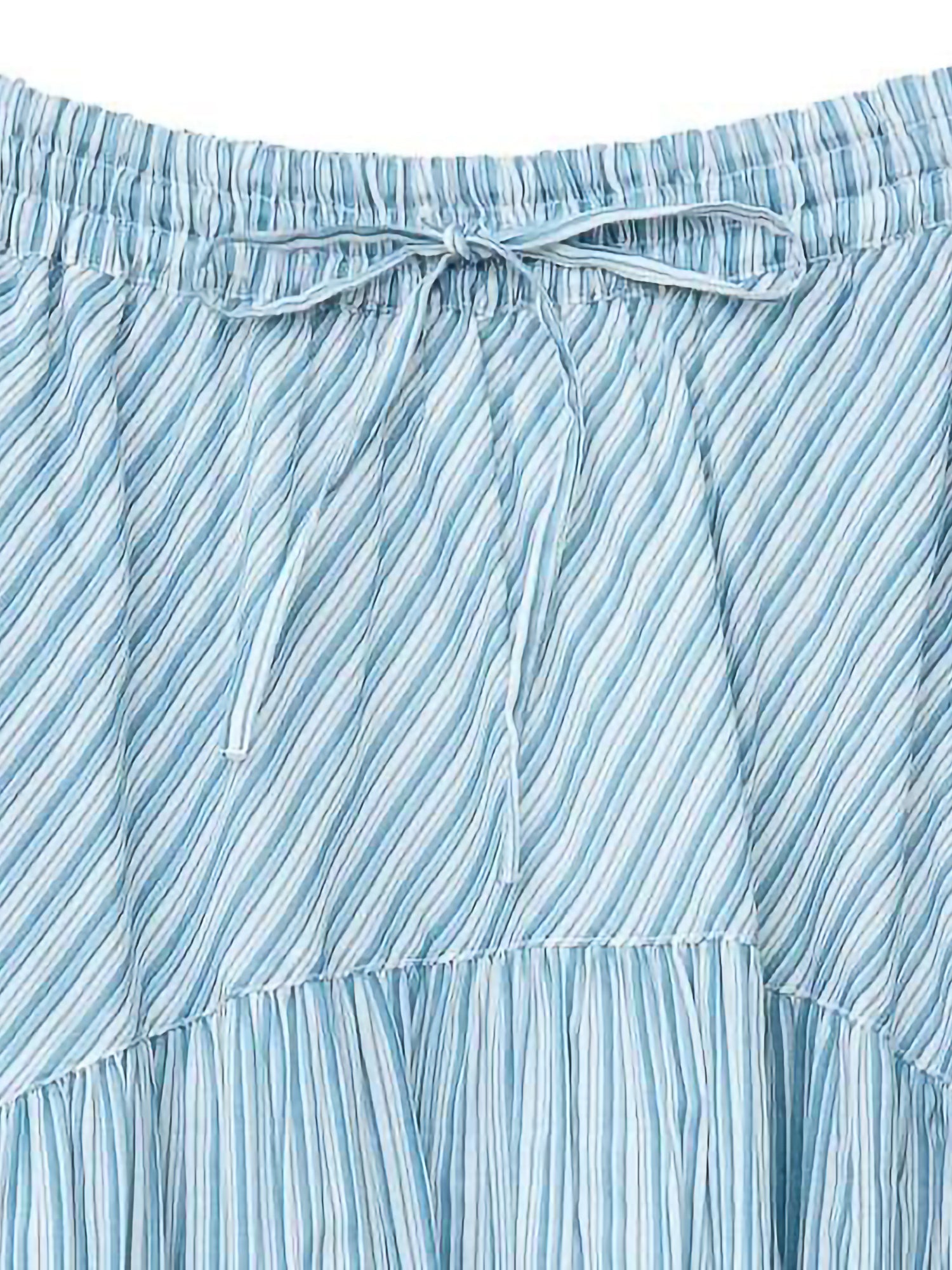 Ryota Gathered Skirt With Round Panel Pattern
