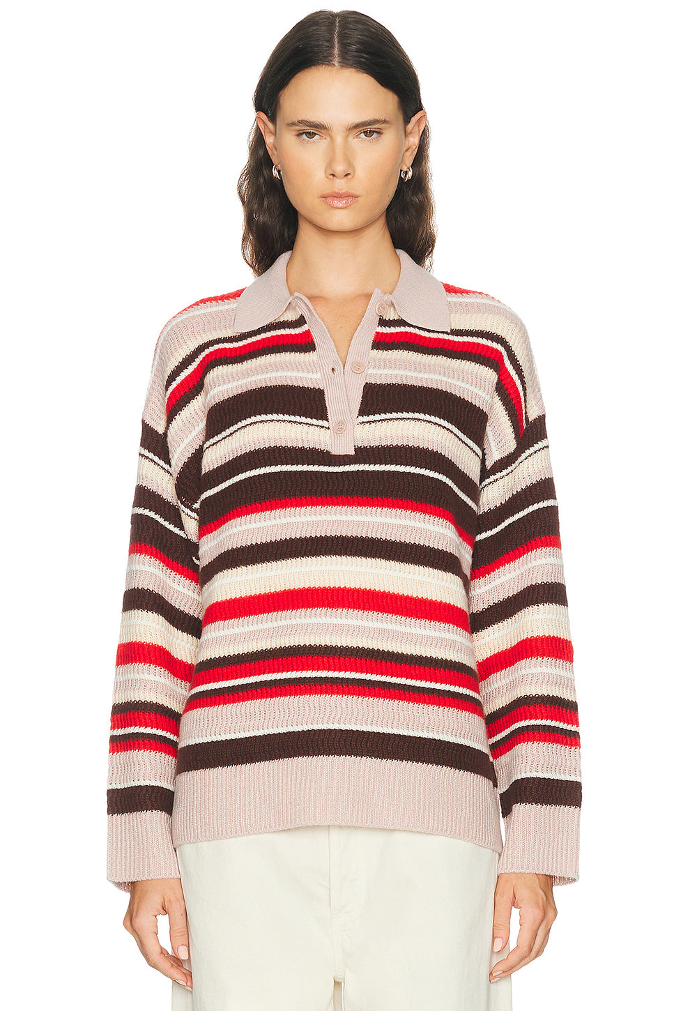 Billie Relaxed Collared Sweater