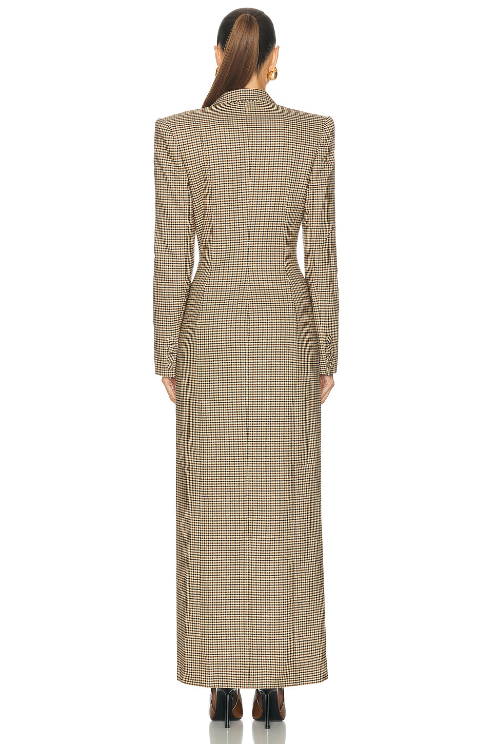 Check Amberly Evening Blazer Dress