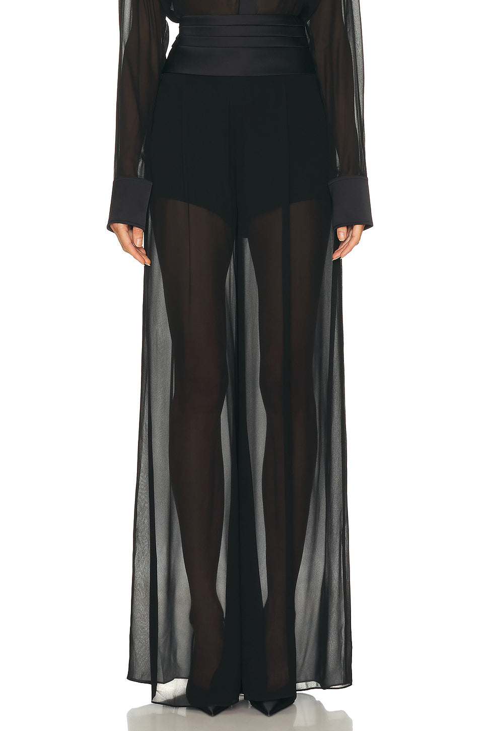 Tuxedo Palazzo Pant