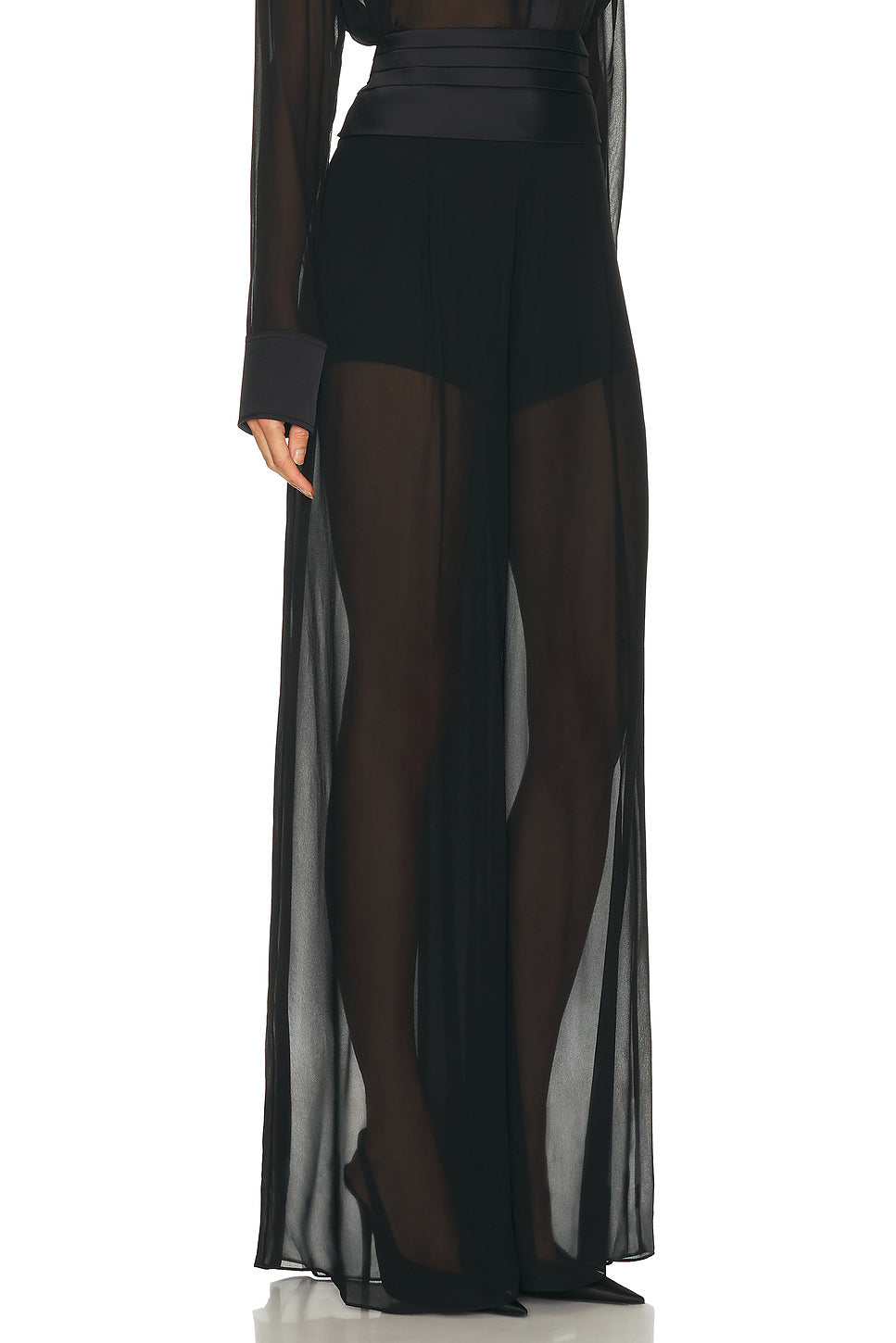Tuxedo Palazzo Pant