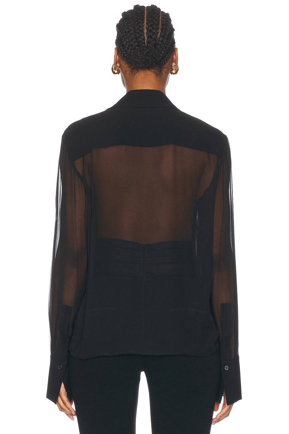 Meghan Panelled Silk Blouse