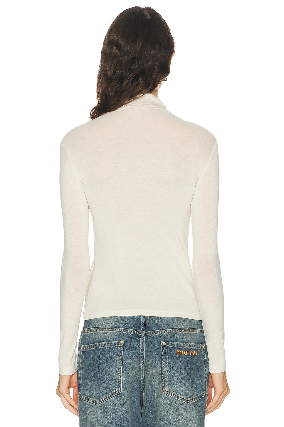 Lightweight Cashmere Turtleneck Top