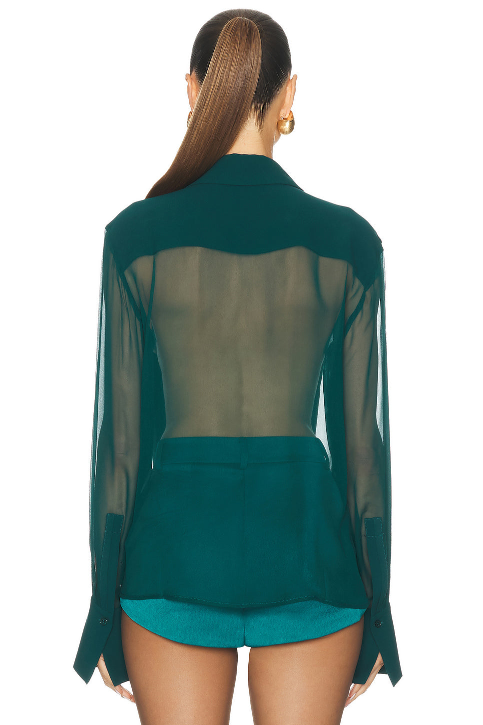 Meghan Panelled Silk Blouse