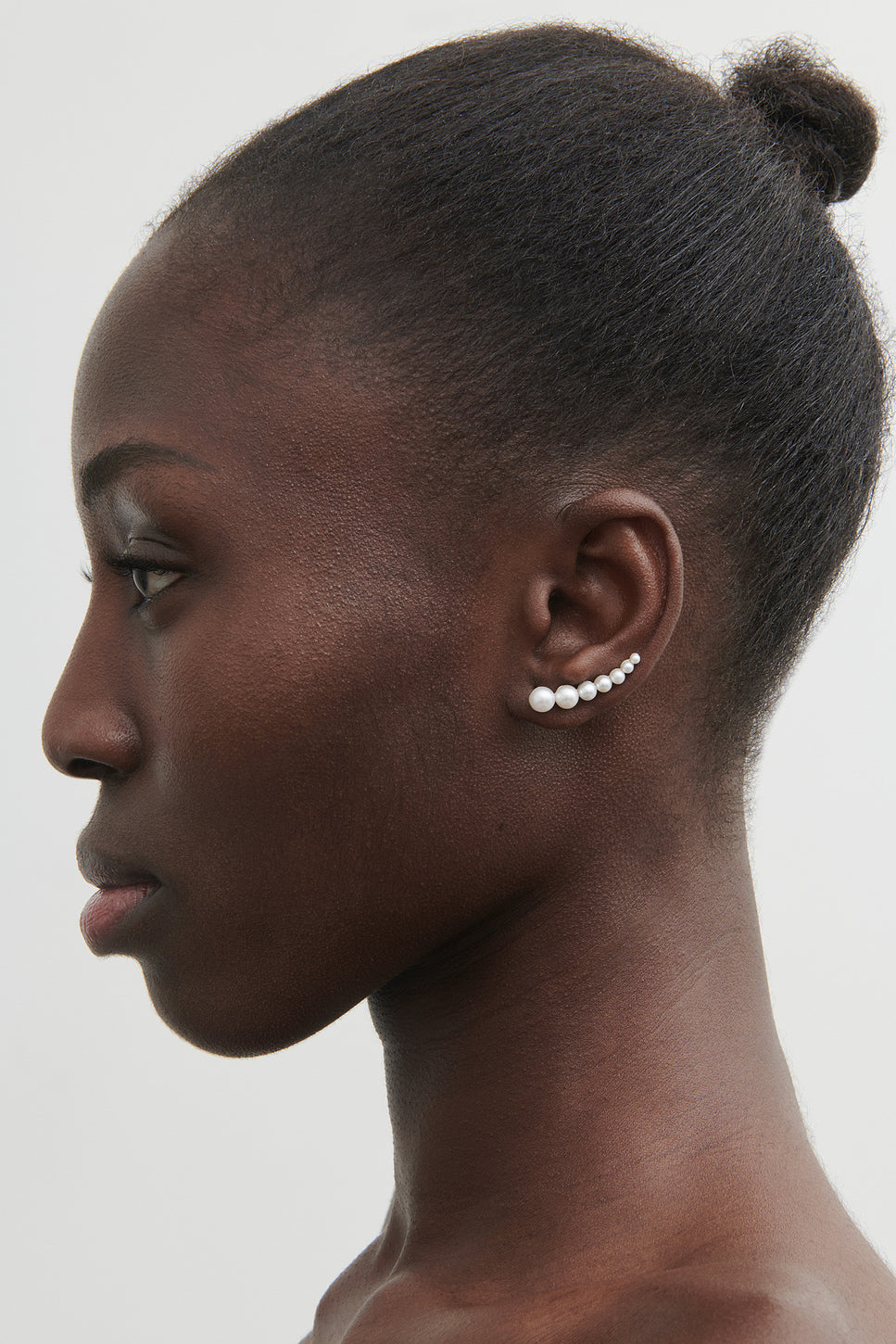 Croissant Japonaise Single Earring