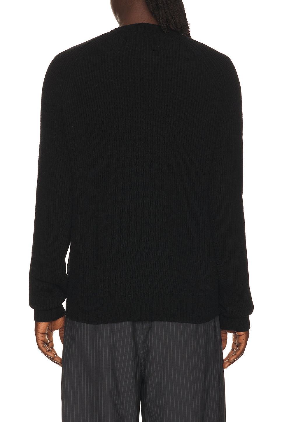 Ribbed Wool Crewneck Sweater