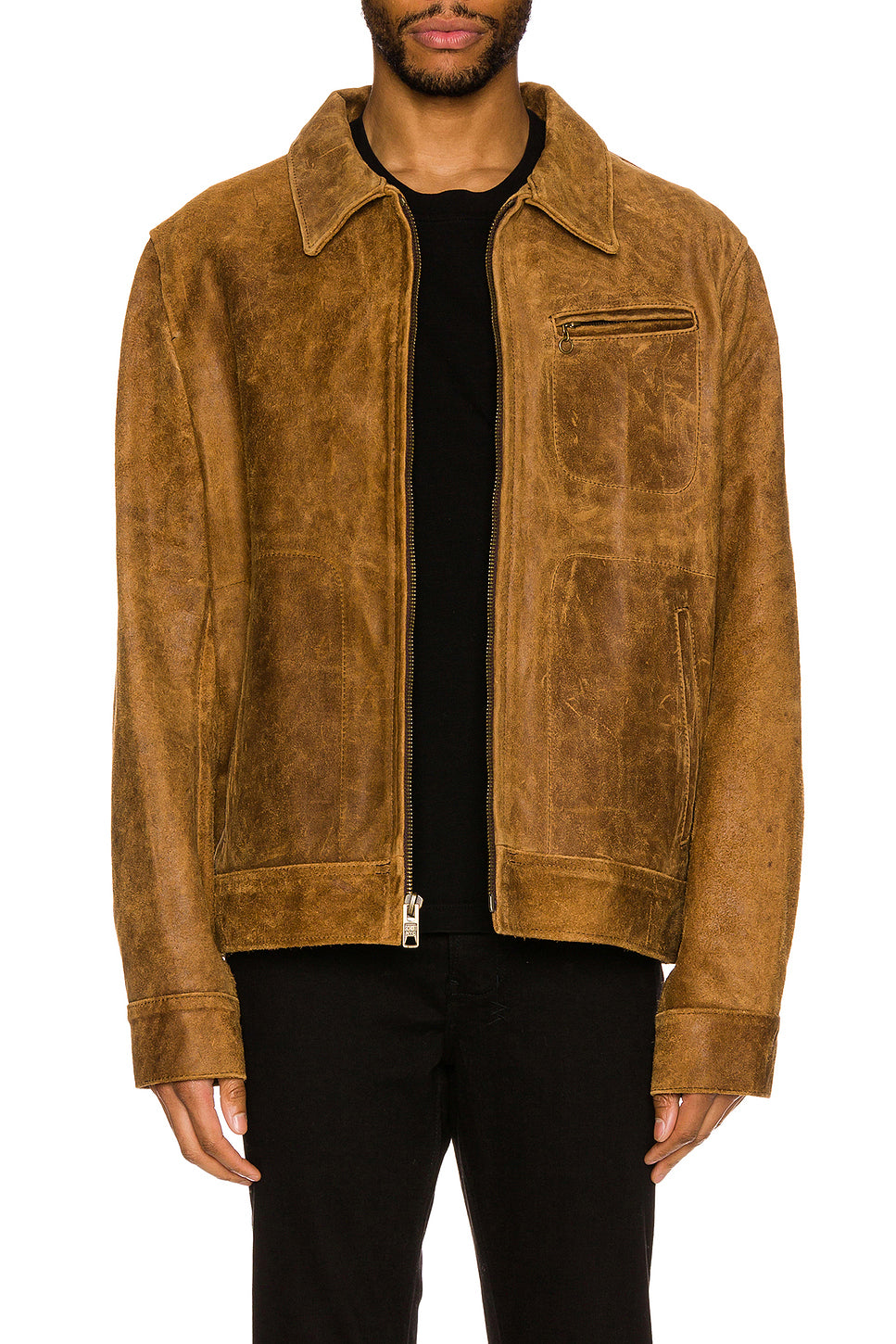 Duke Unlined Rough Suede Jacket