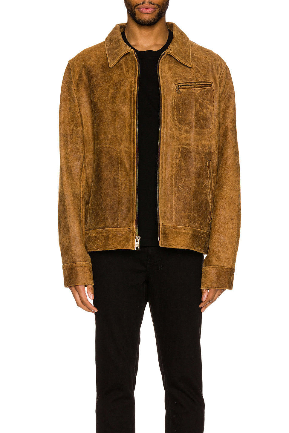 Duke Unlined Rough Suede Jacket