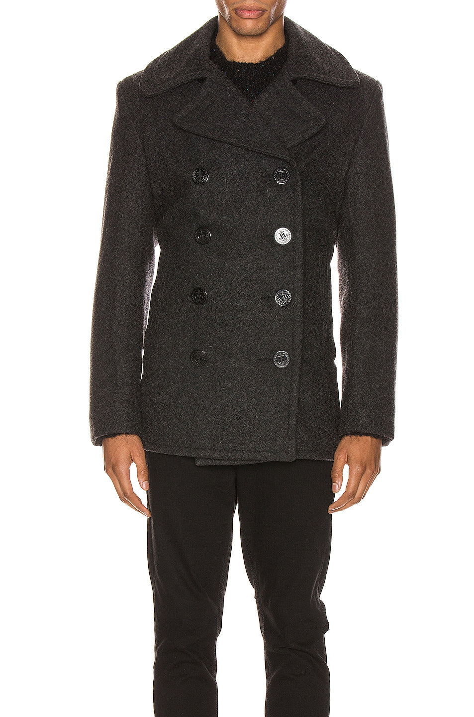 Slim Fit Peacoat