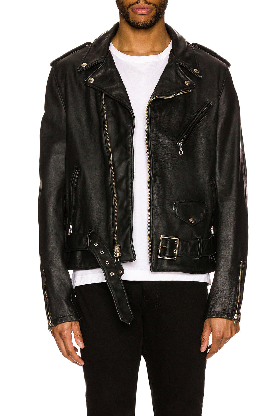 Vintage Fit Moto Jacket