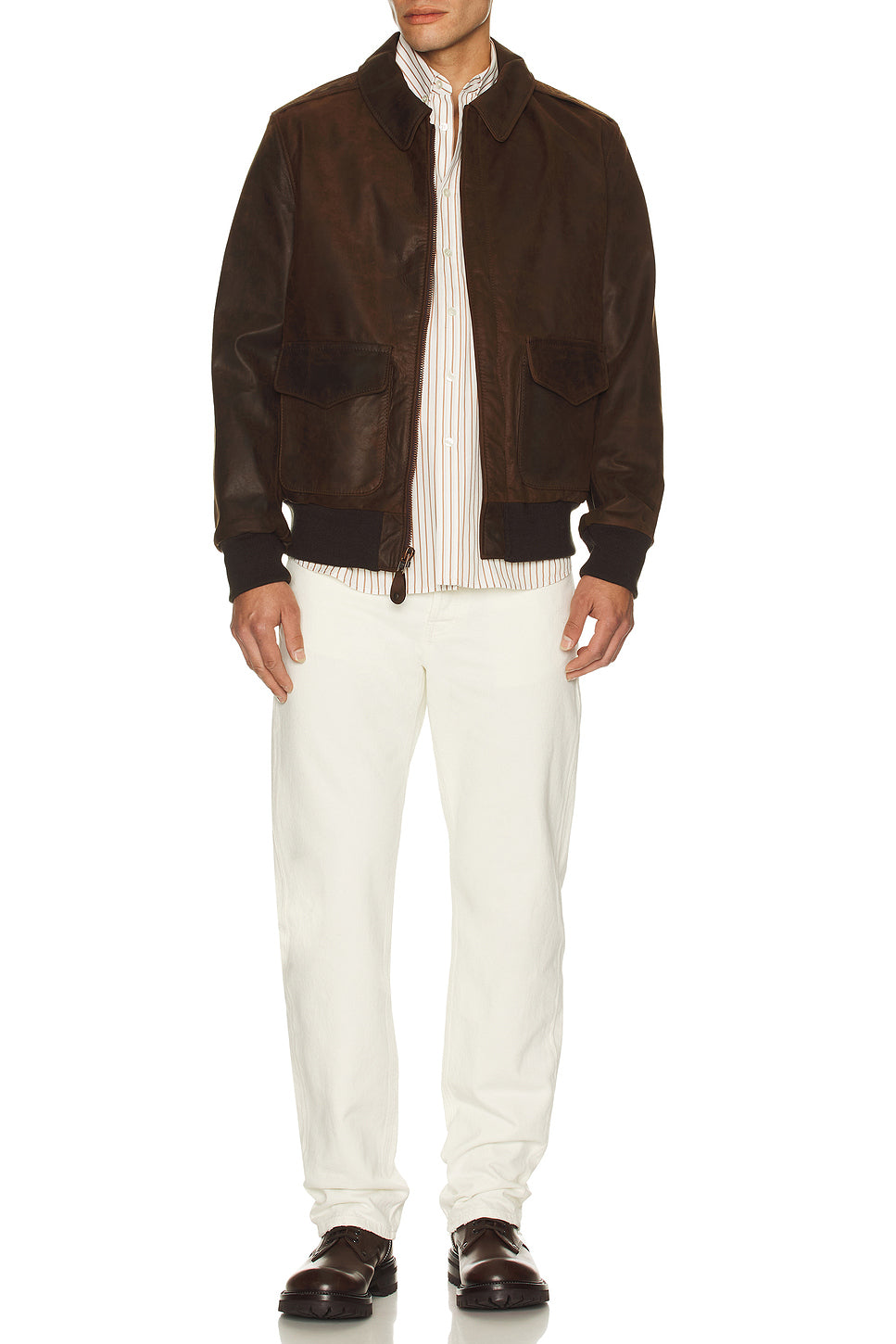 Lightweight Cowhide A-2 Jacket