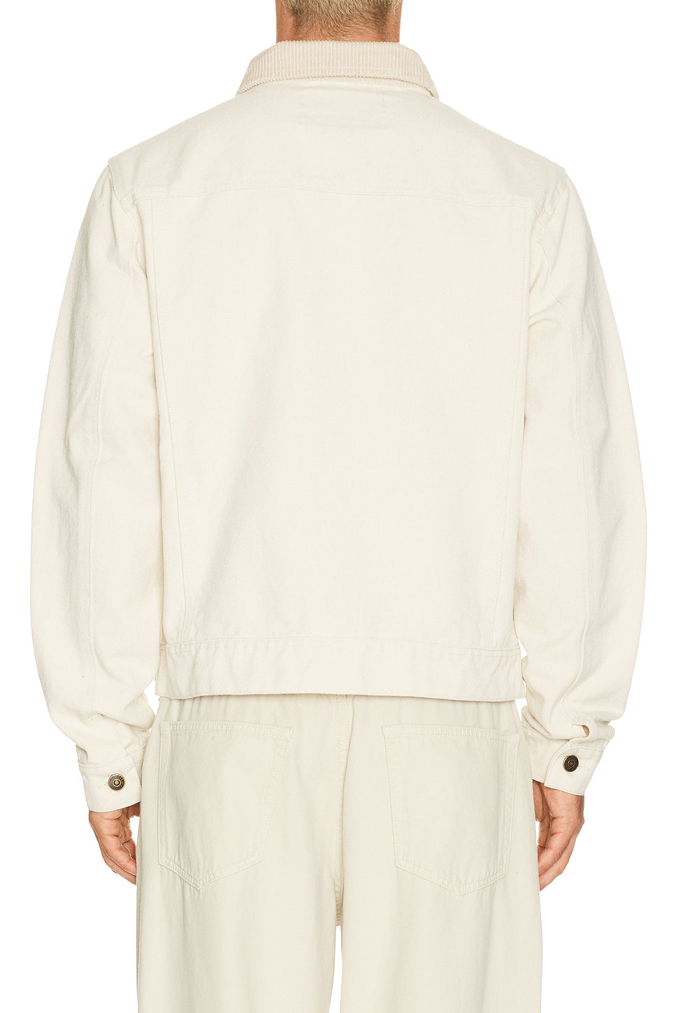 Cotton Canvas Trucker Jacket