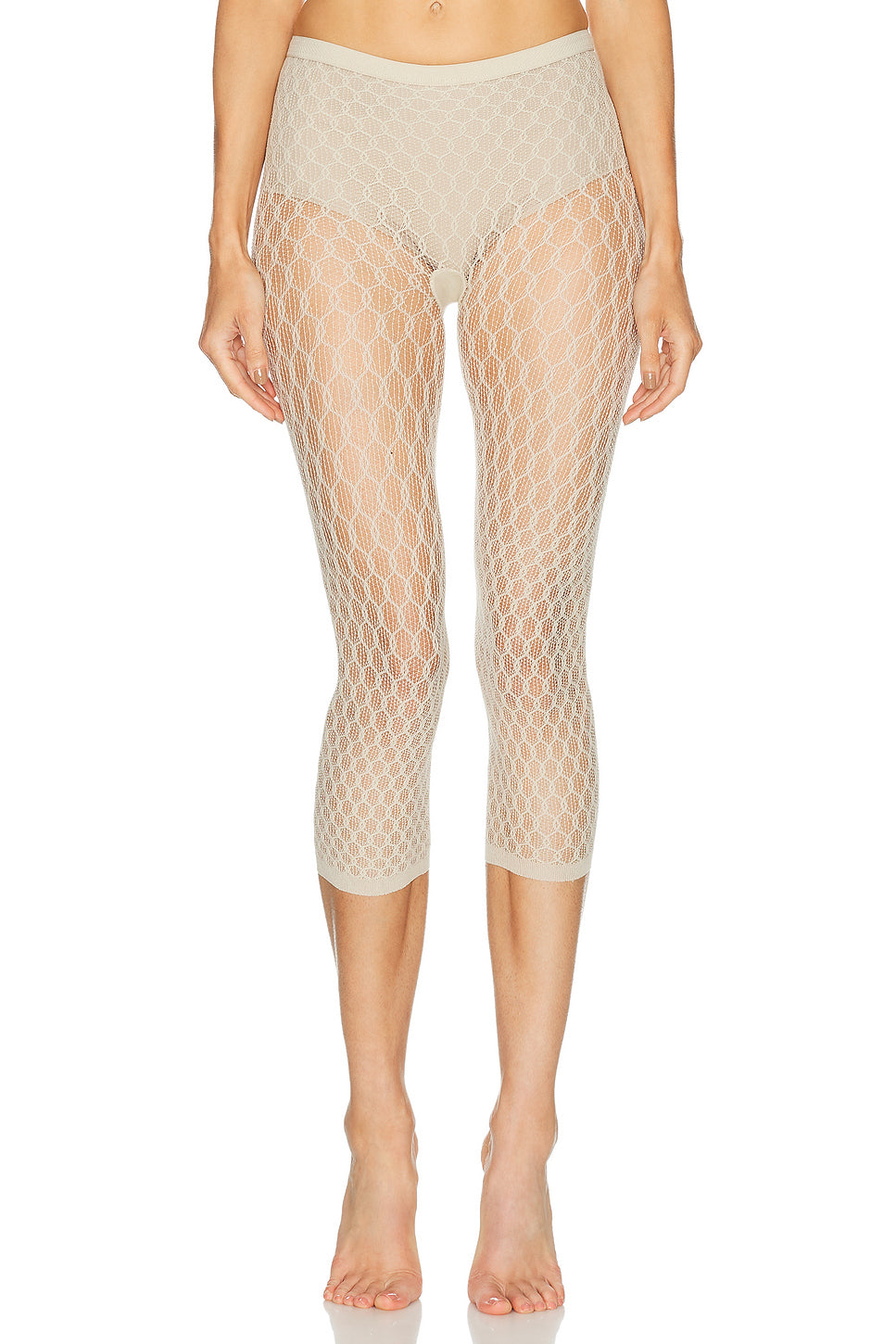 Laura Net Capri Tights