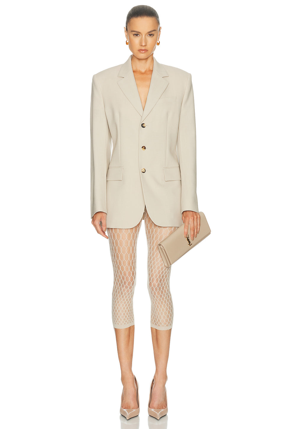 Laura Net Capri Tights