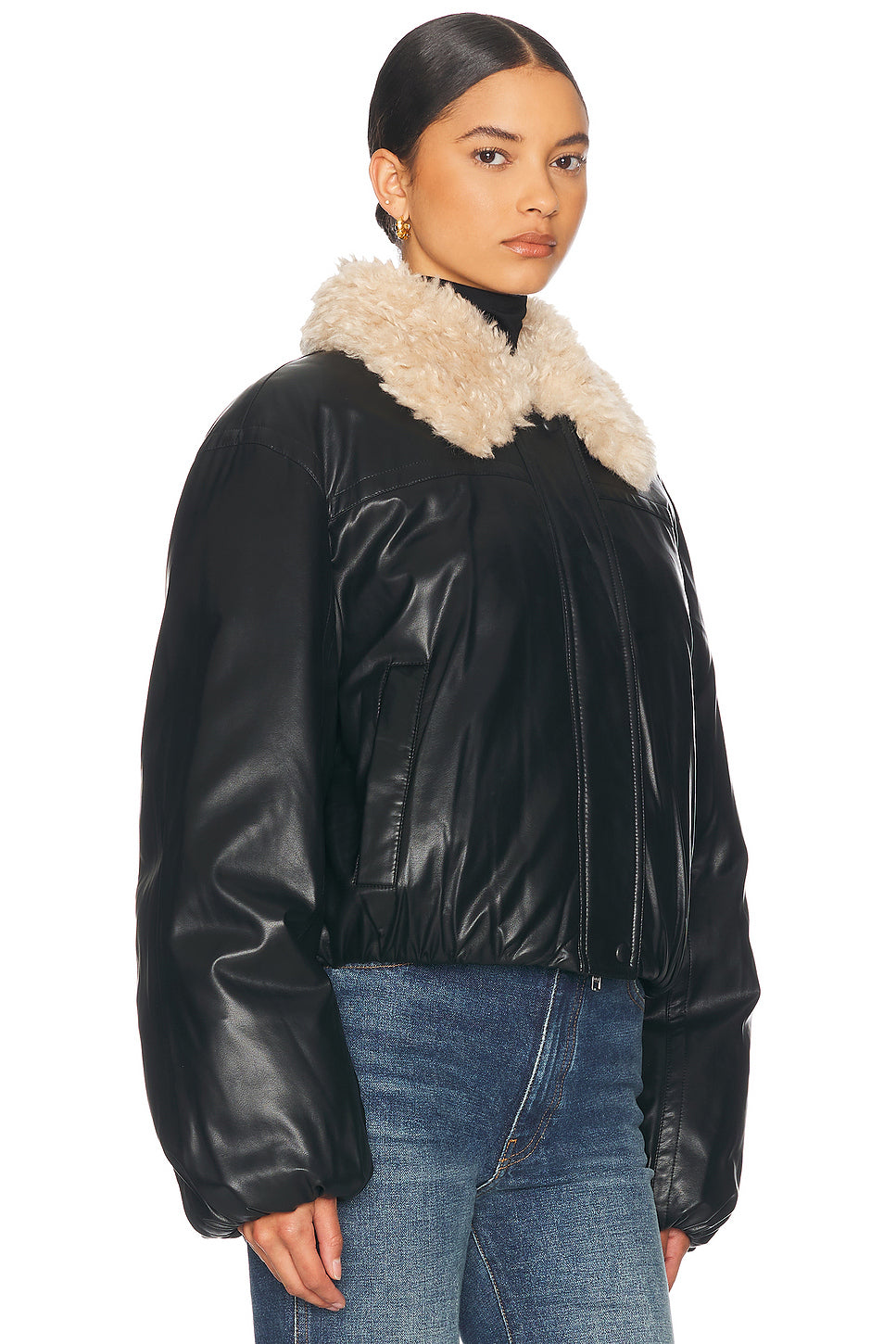 Fran Faux Leather Jacket