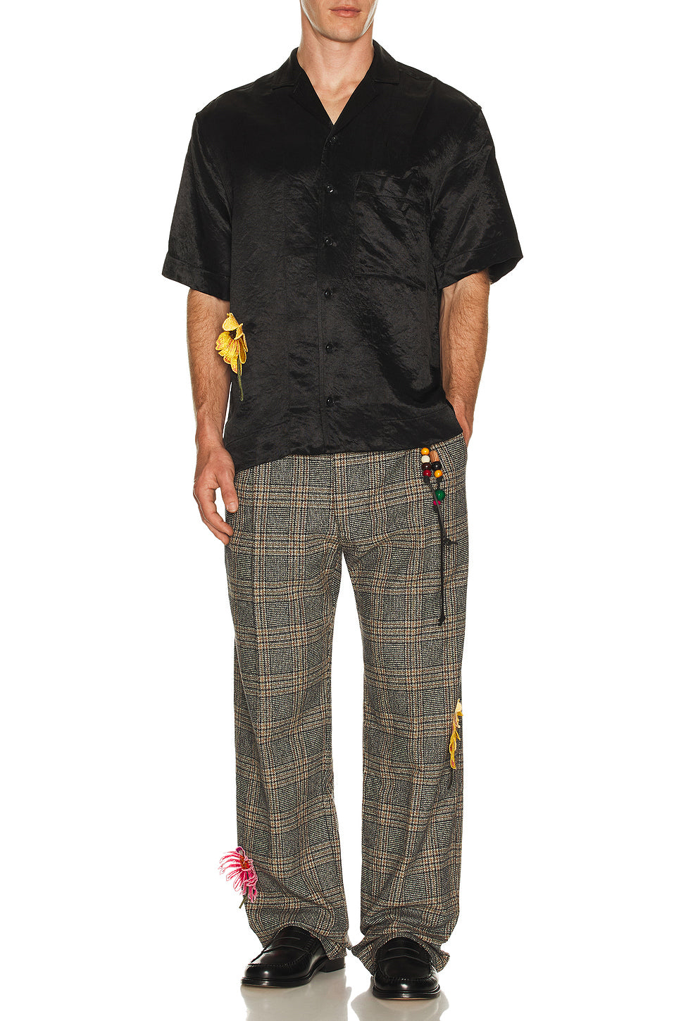 Flower Short Sleeve Box Shirt