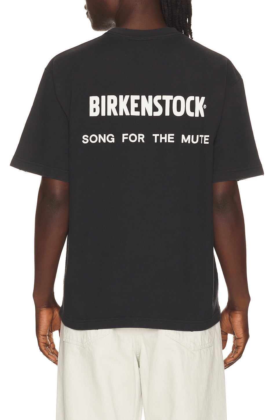 X Birkenstock The Rebel Distressed T-shirt