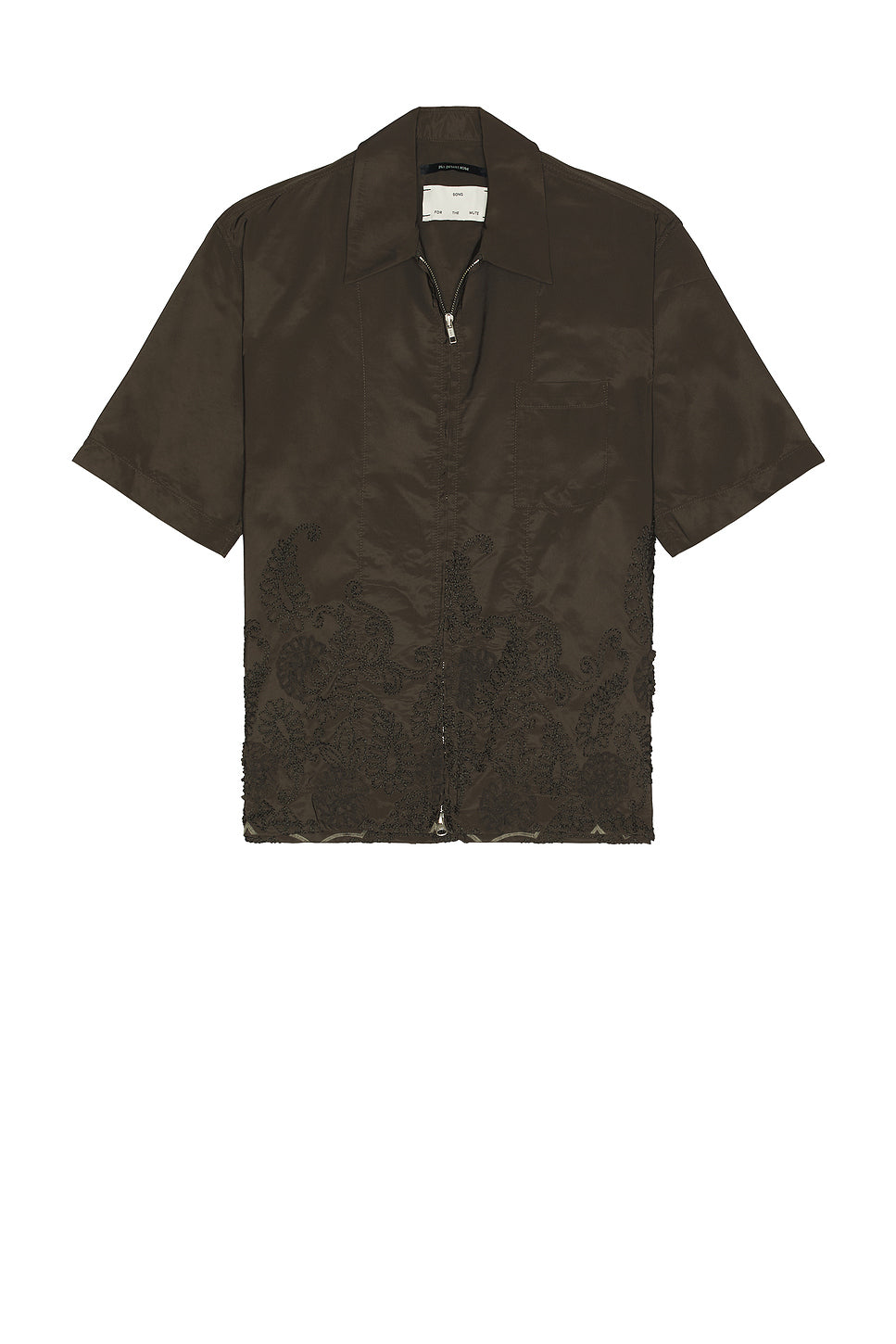 Zip Up Box Shirt