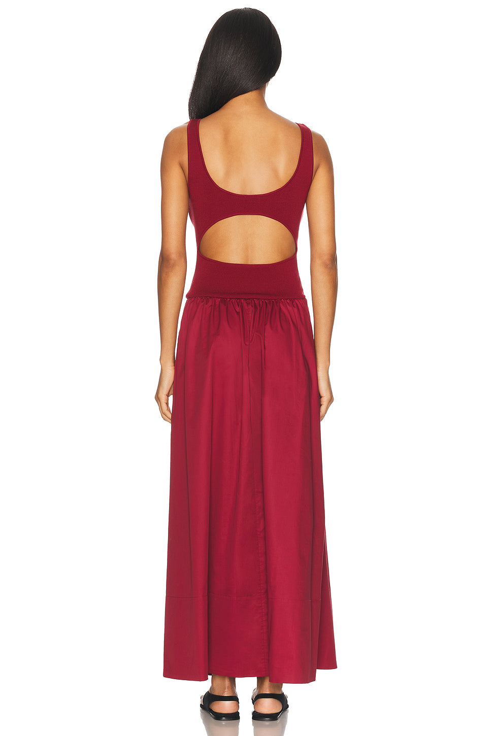 Bateau Cut Out Dress
