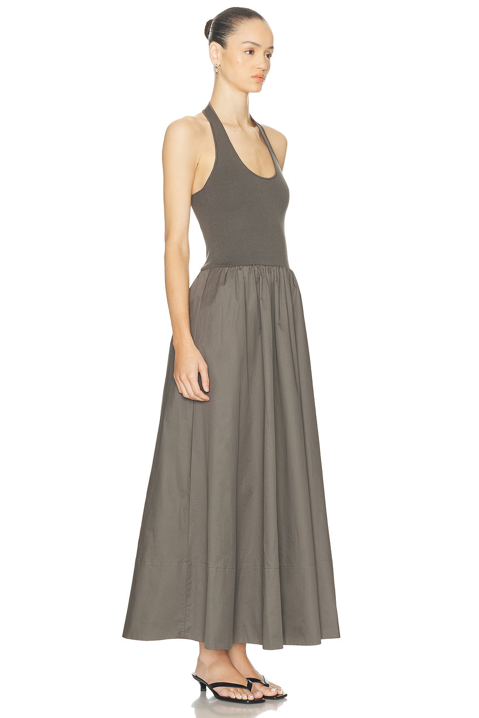 Halter Gathered Dress