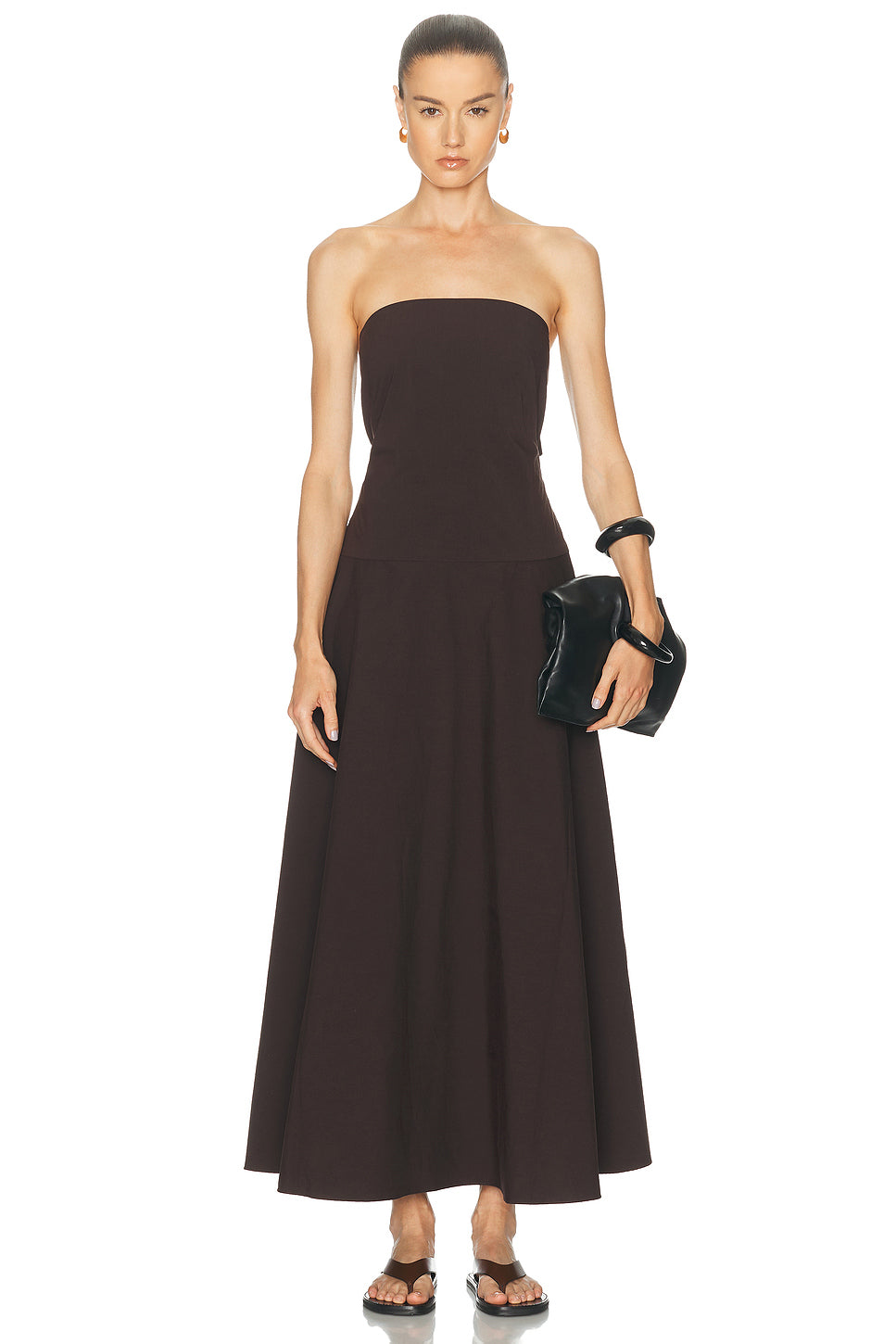Strapless Rouleau Dress