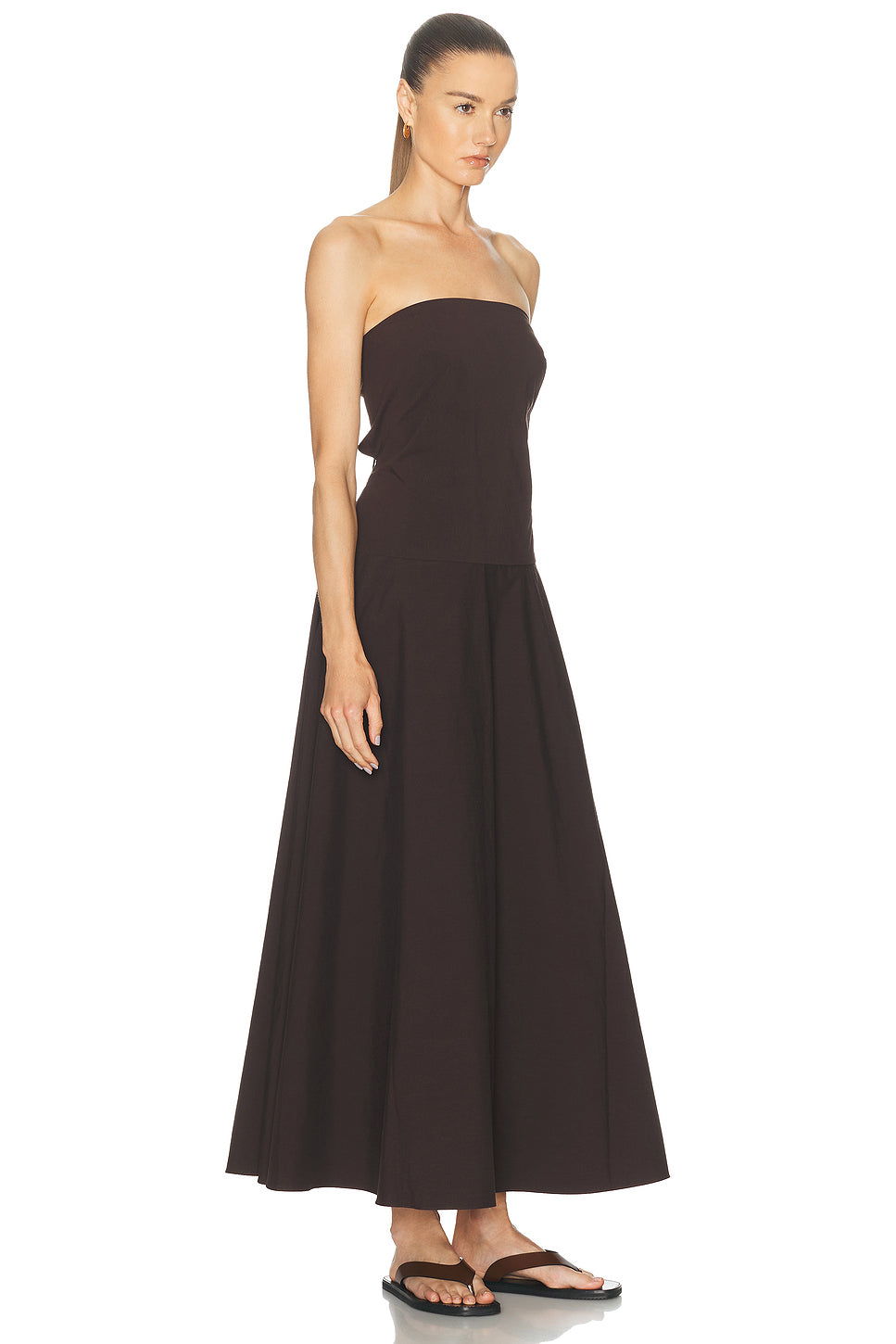 Strapless Rouleau Dress