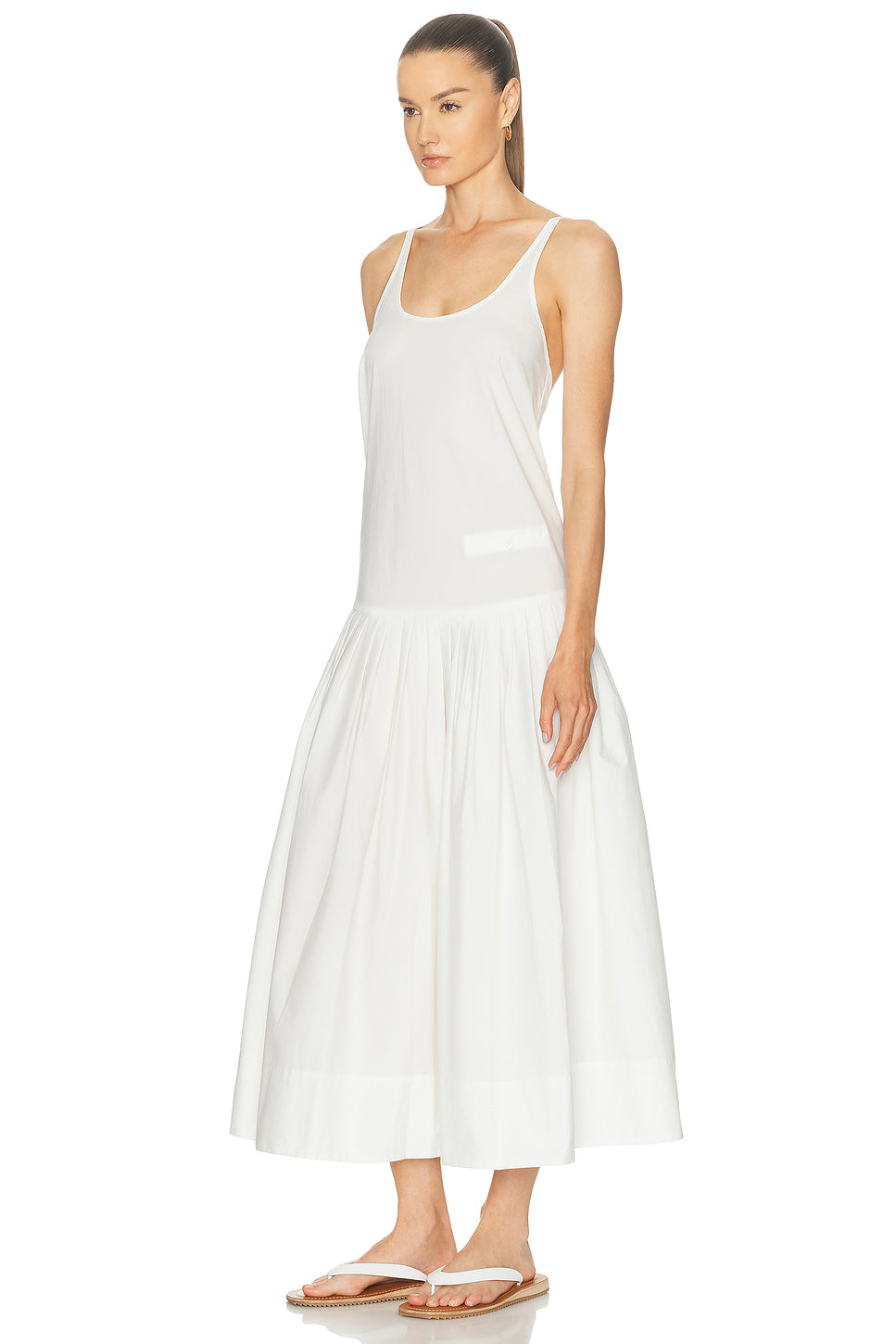 Relaxed Pleat Dress
