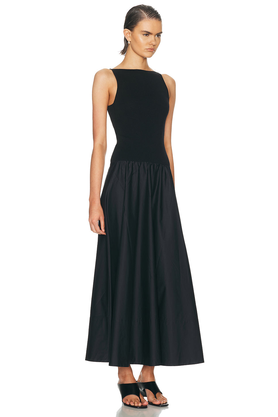 Backless Circle Hem Dress