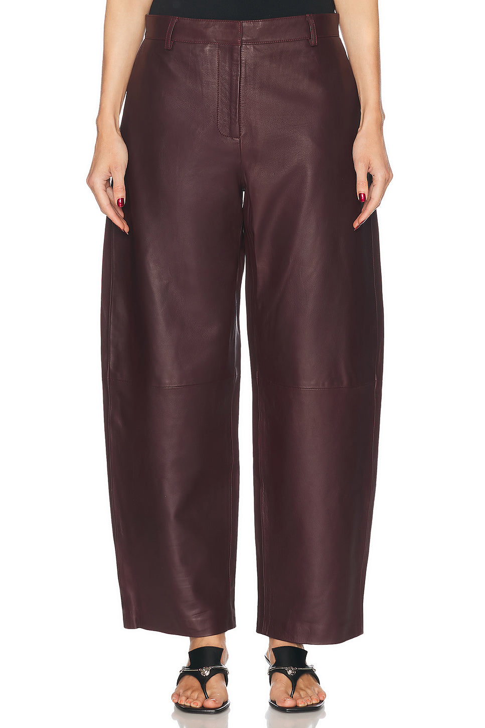 Leather Balloon Pant