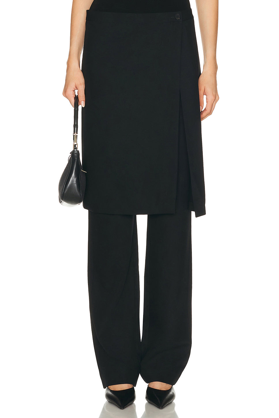 Wool Hybrid Skirt Pant