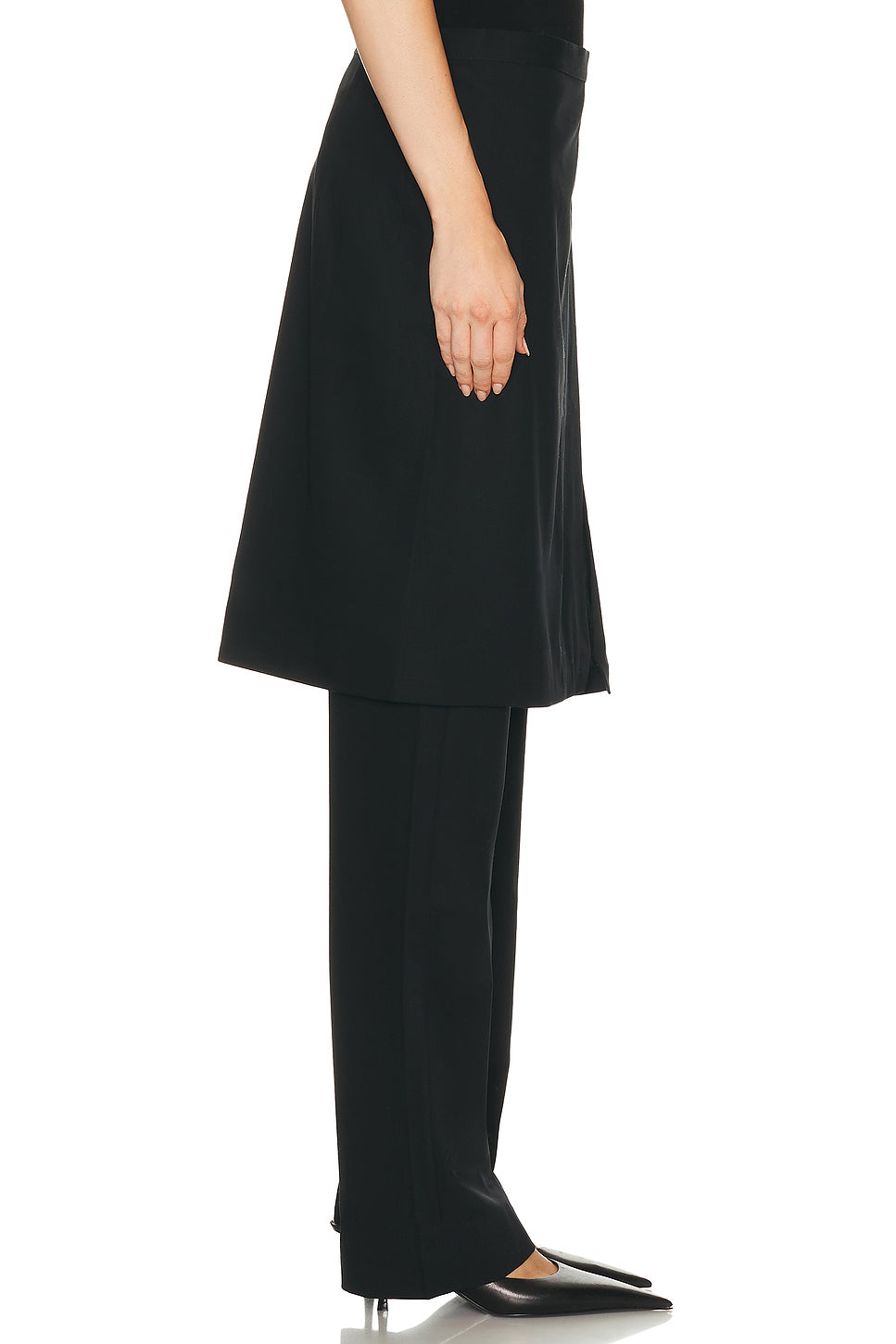Wool Hybrid Skirt Pant