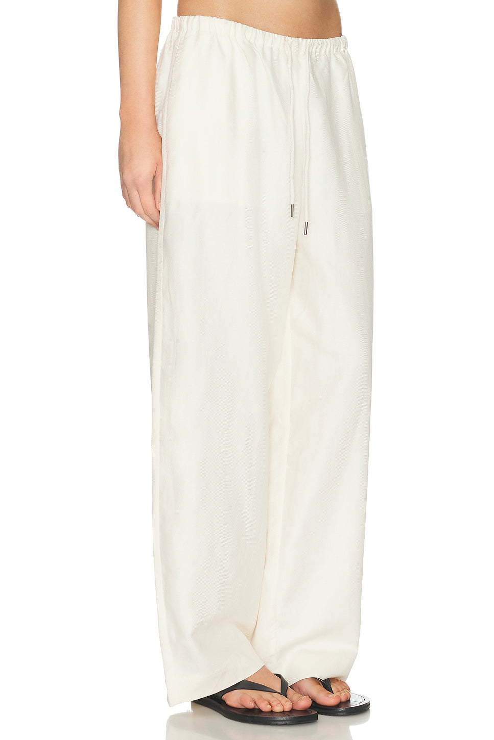 Fine Drawstring Relaxed Pant