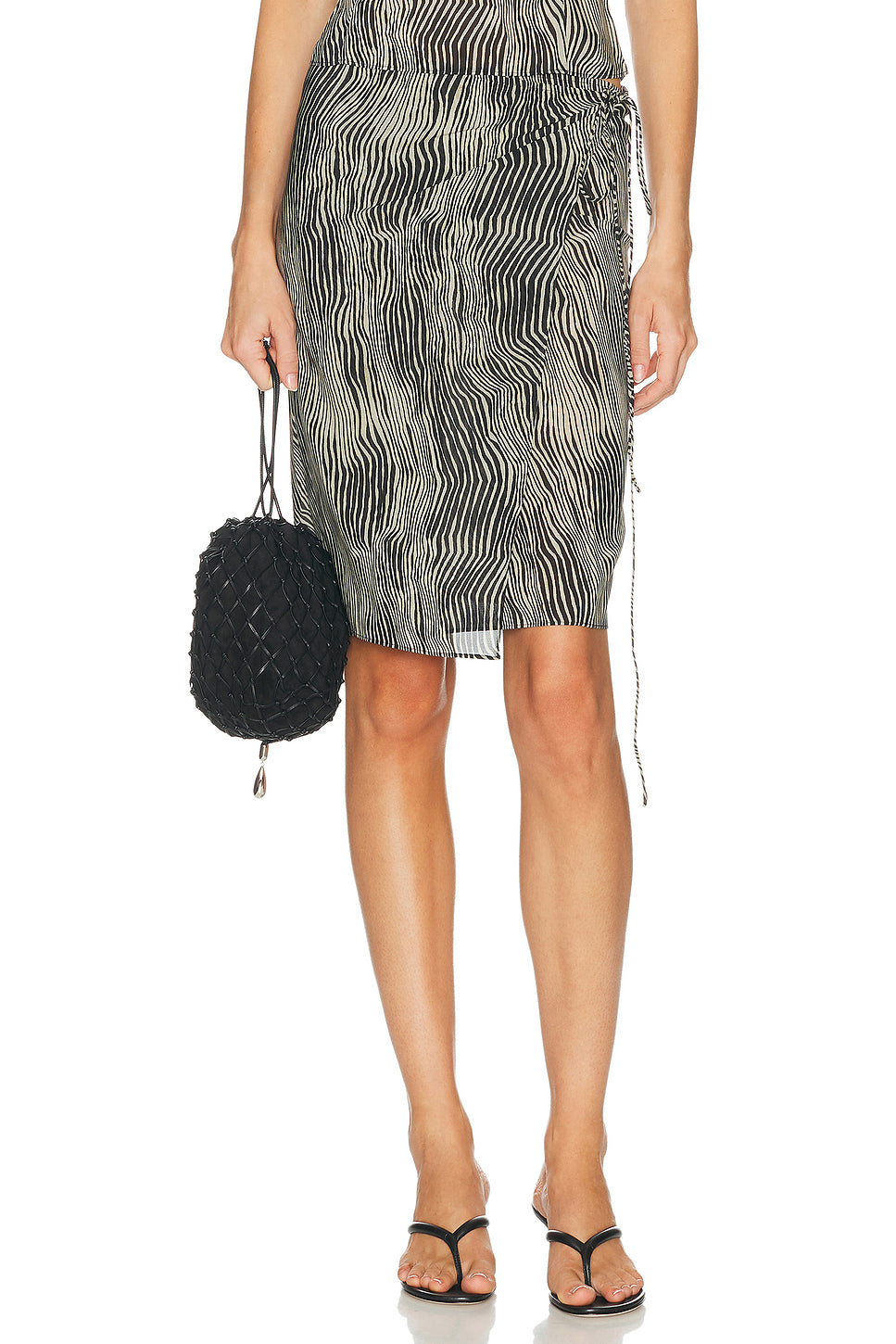 Savannah Silk Wrap Skirt
