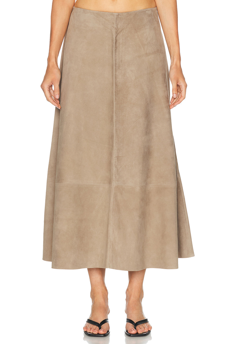 Suede Circle Skirt