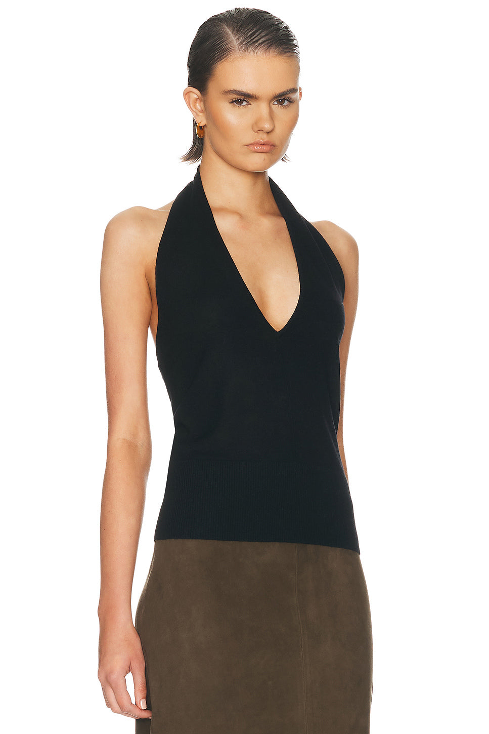 Fine Merino Halter Top