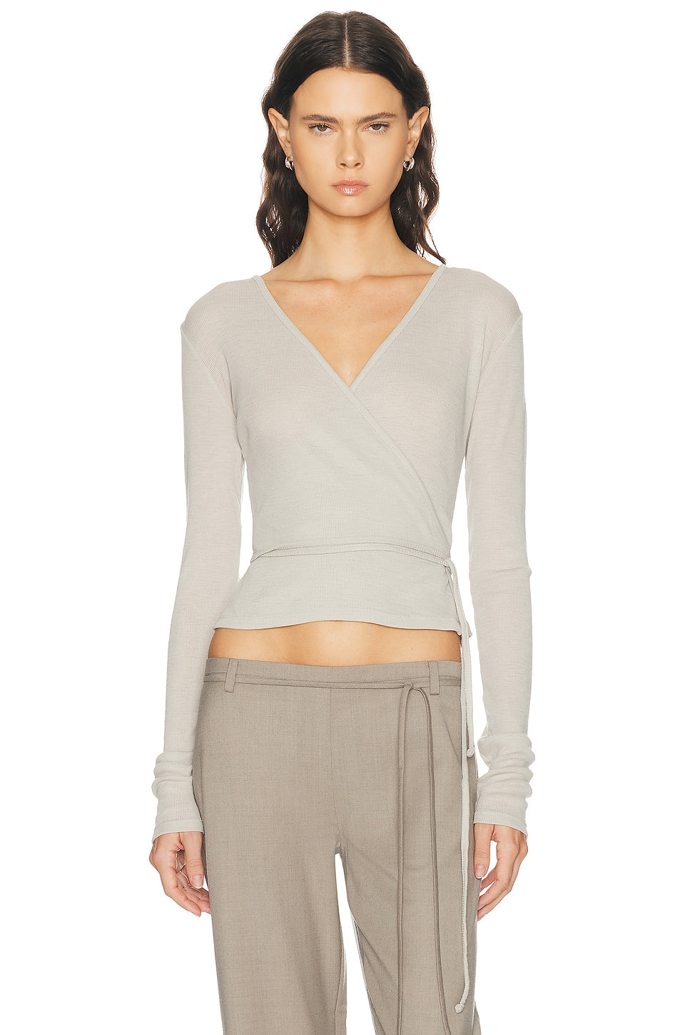 Baby Wool Wrap Top