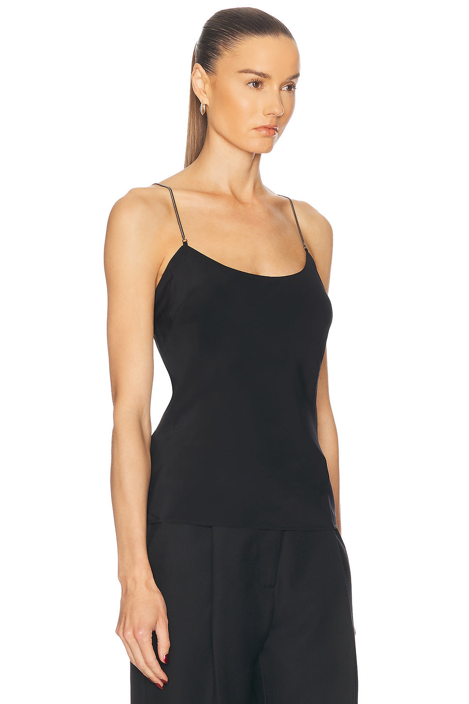 Fine Chain Silk Cami Top