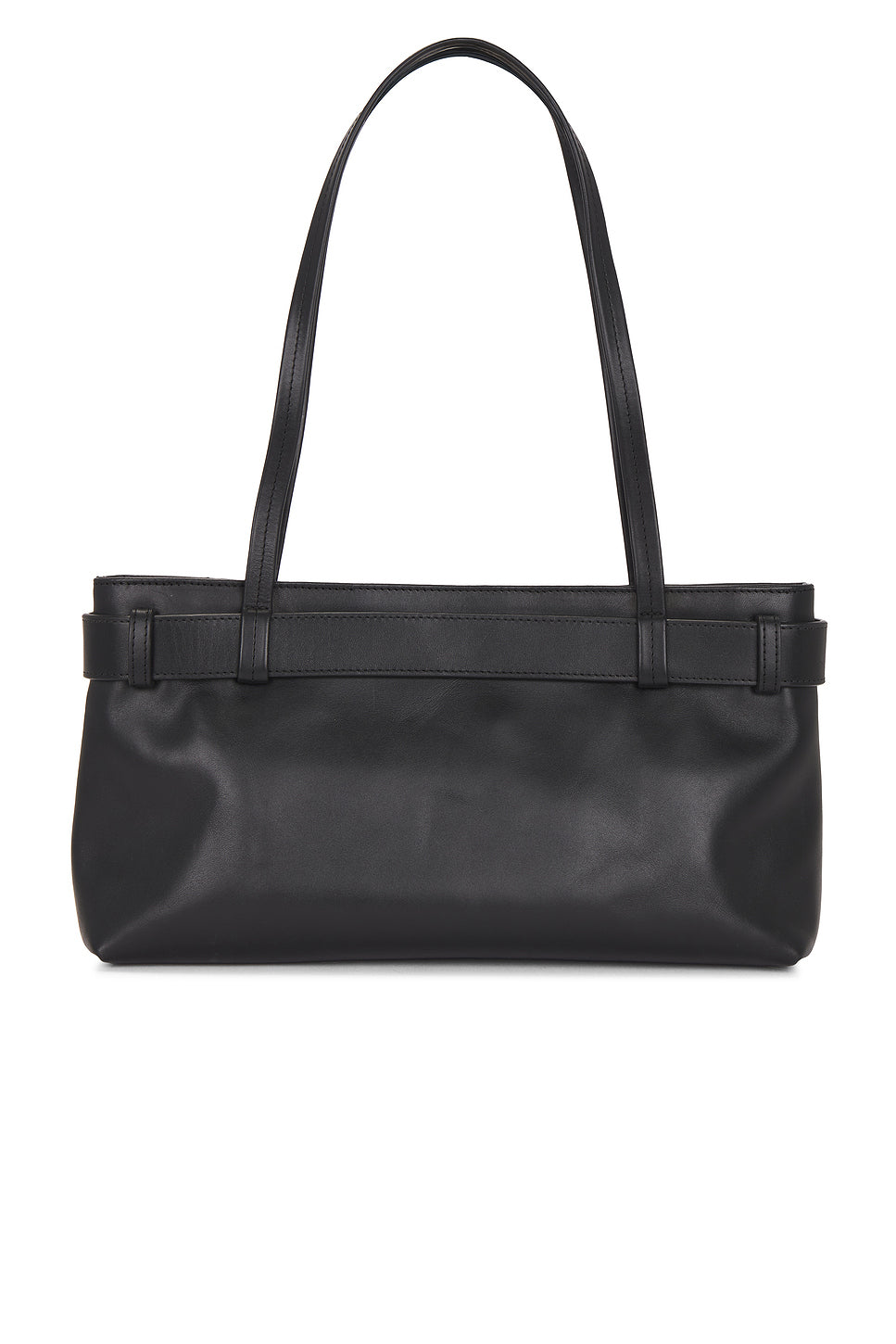 Belt Detail Baguette Shoulder Bag