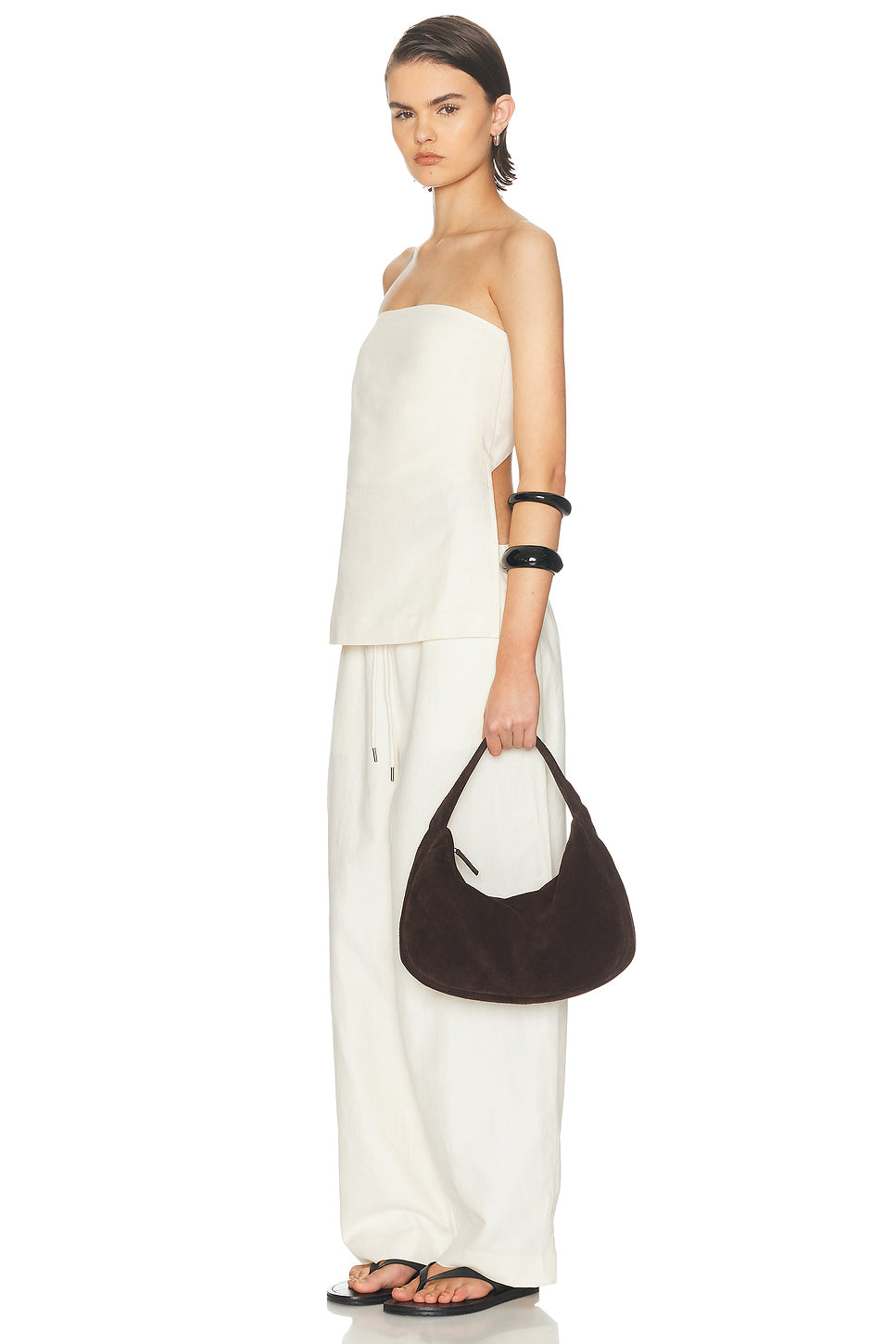 Suede Large Bon Bon Bag