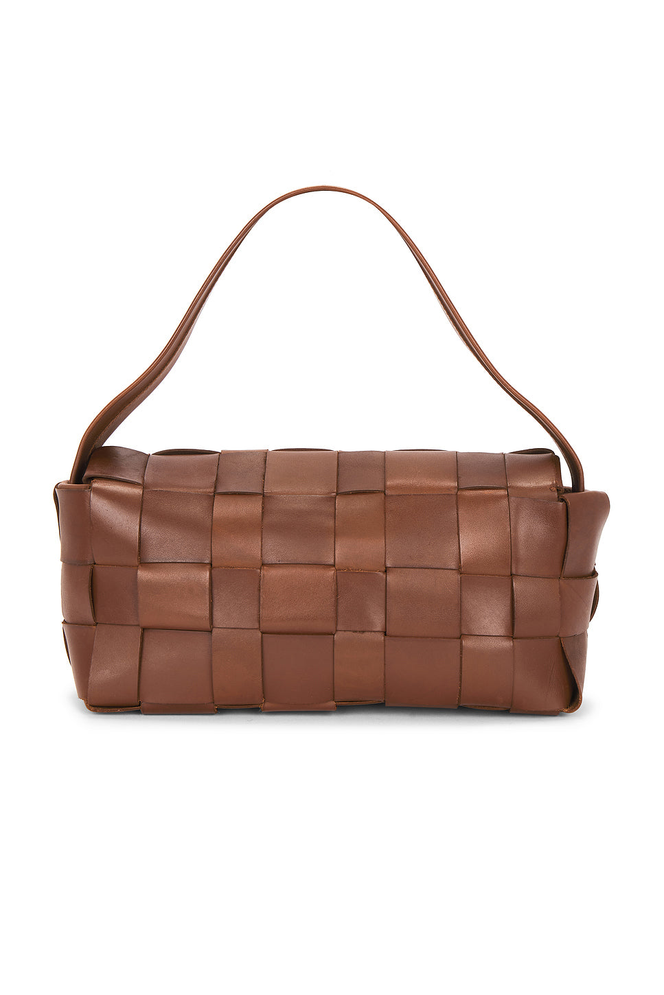 Woven Envelope Slim Tote Bag