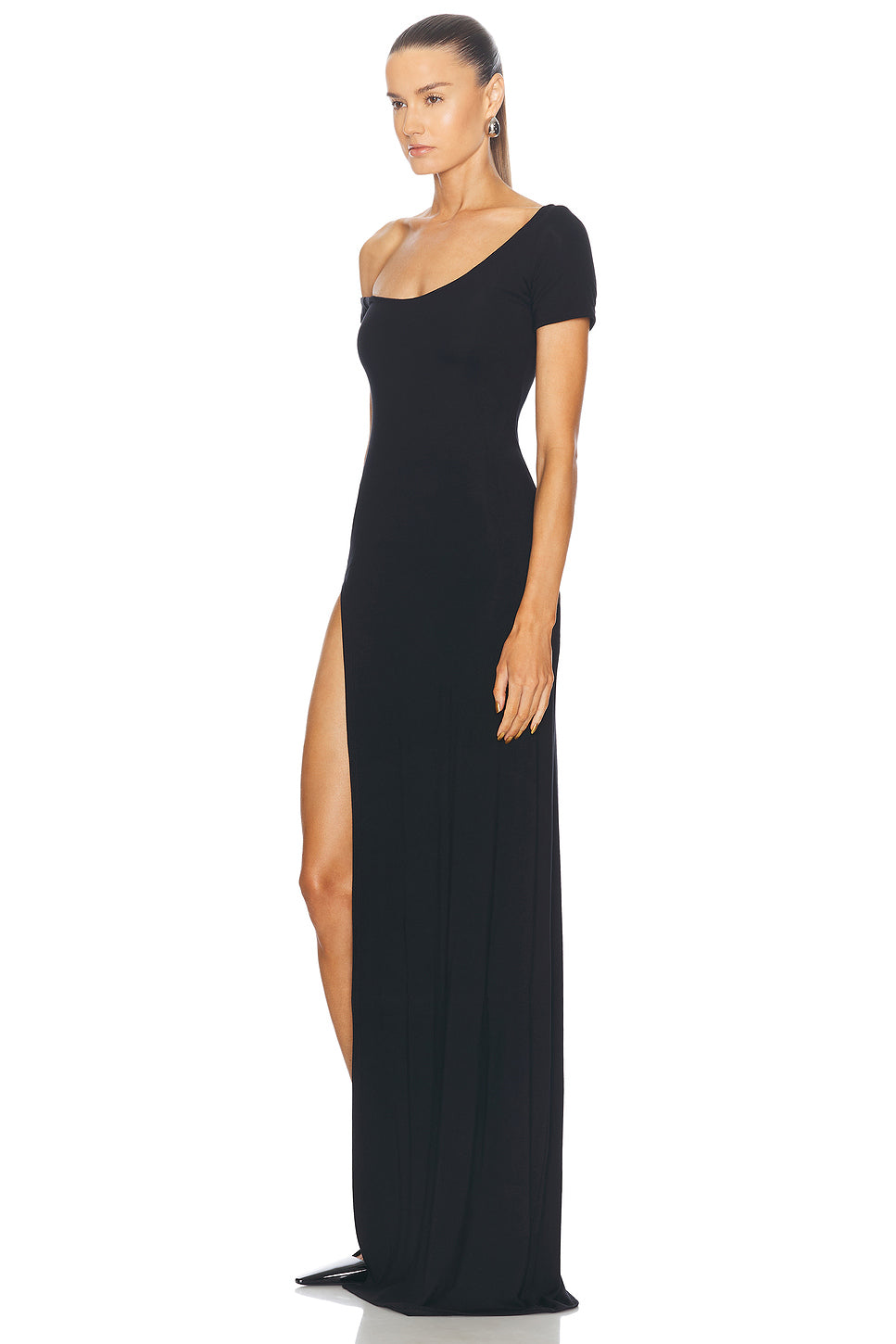 Side Cutout Off Shoulder Dress