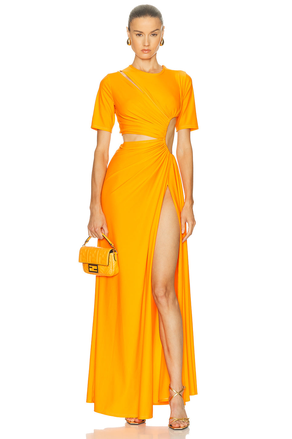 for FWRD Gathered Slit Dress