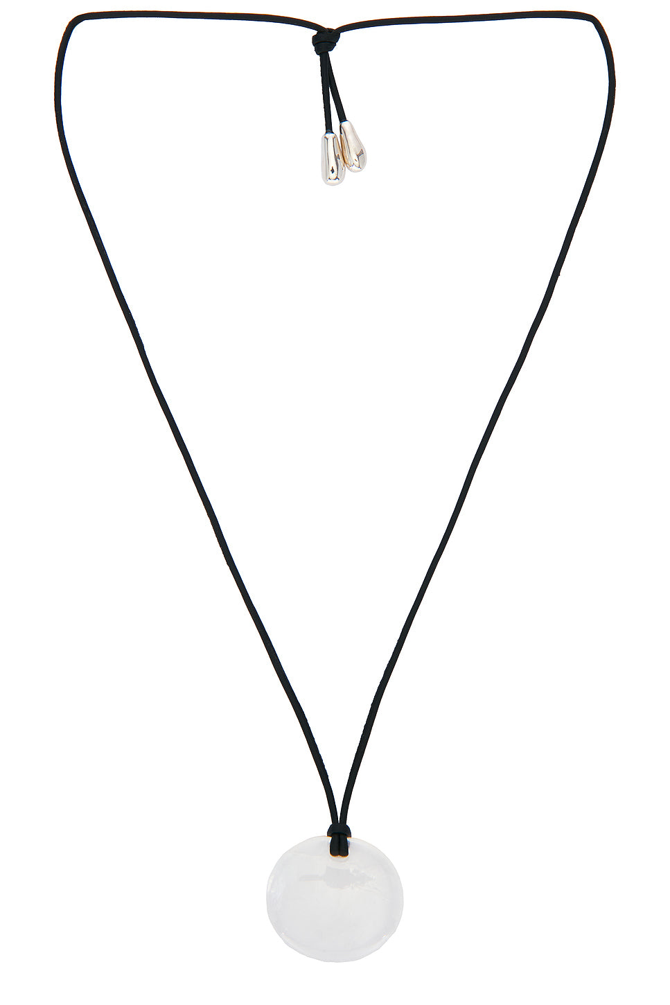 Small Full Moon Pendant Necklace