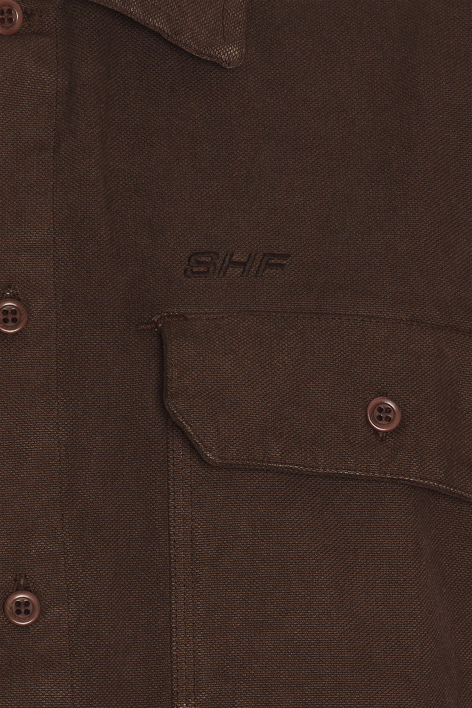 Canvas Work Overshirt Woven