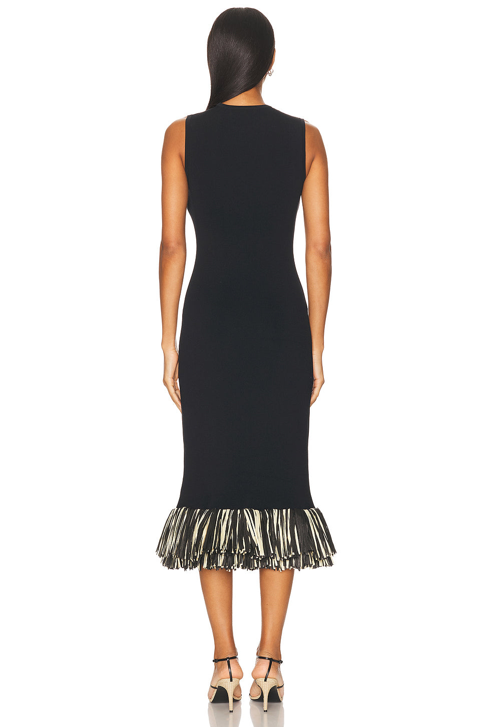 Boa Knit Raffia Dress