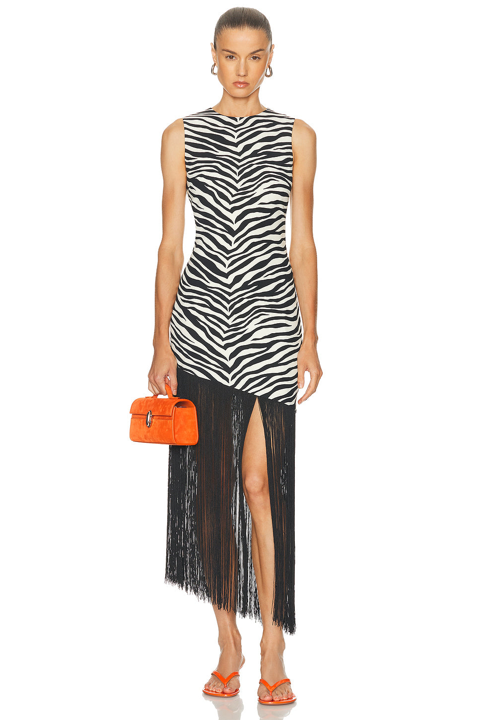 Casablanca Fringe Dress
