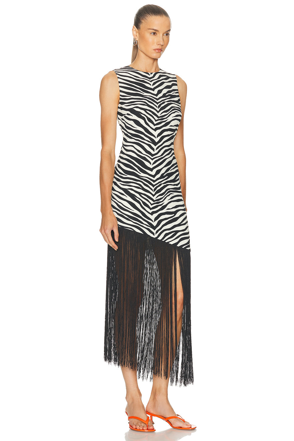 Casablanca Fringe Dress