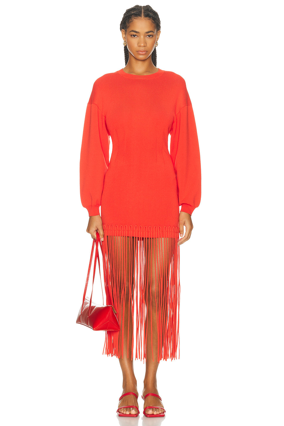 Wallis Knit Fringe Dress