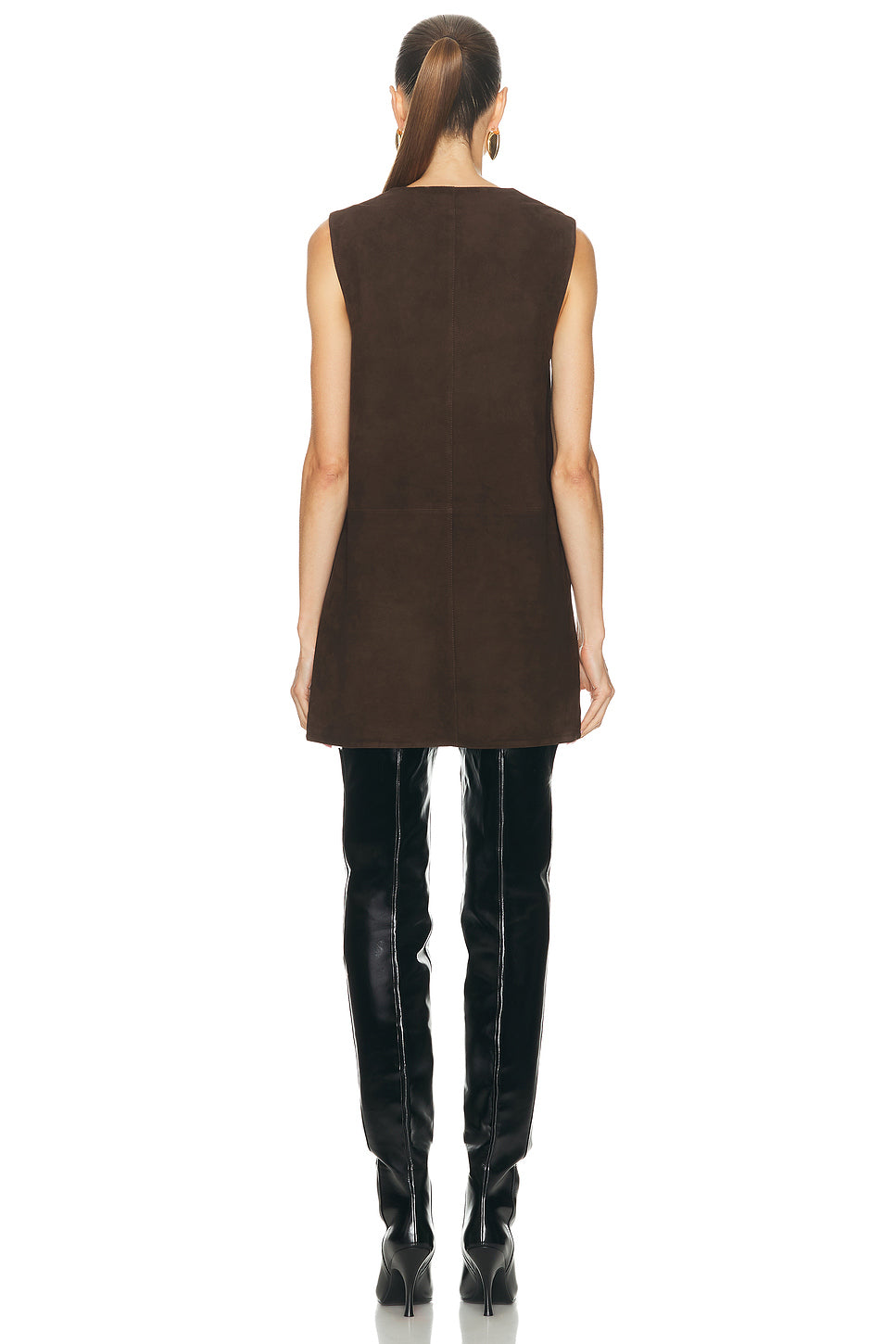 Fountain Suede Mini Dress